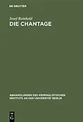 PDF Die Chantage von Josef Reinhold