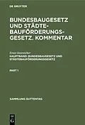 E-Book (pdf) Bundesbaugesetz und Städtebauförderungsgesetz von Ernst Oestreicher