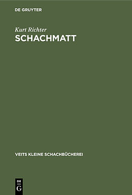 E-Book (pdf) Schachmatt von Kurt Richter