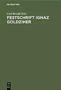 E-Book (pdf) Festschrift Ignaz Goldziher von 