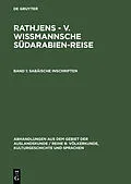 E-Book (pdf) Sabäische Inschriften von 