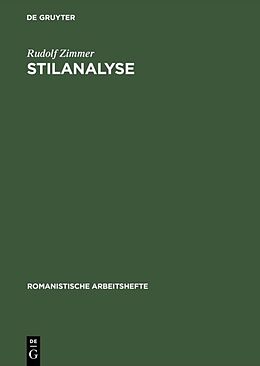E-Book (pdf) Stilanalyse von Rudolf Zimmer