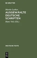 PDF Ausgewählte deutsche Schriften von Martin Luther