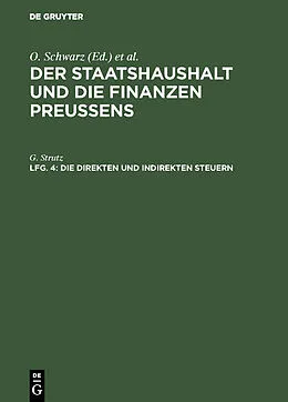 E-Book (pdf) Die direkten und indirekten Steuern von G. Strutz