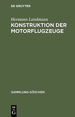 E-Book (pdf) Konstruktion der Motorflugzeuge von Hermann Landmann