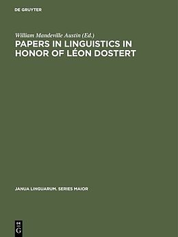 eBook (pdf) Papers in linguistics in honor of Léon Dostert de 