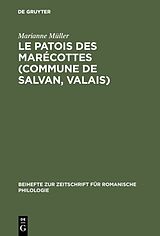 E-Book (pdf) Le patois des Marécottes (Commune de Salvan, Valais) von Marianne Müller