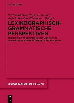 ePUB Lexikographisch-grammatische Perspektiven von 