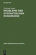 PDF Probleme der syntaktischen Kongruenz von Christoph Jaeger