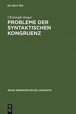 PDF Probleme der syntaktischen Kongruenz von Christoph Jaeger