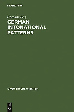 E-Book (pdf) German intonational Patterns von Caroline Féry