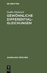 E-Book (pdf) Gewöhnliche Differentialgleichungen von Guido Hoheisel