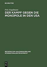 E-Book (pdf) Der Kampf gegen die Monopole in den USA von Fritz Engelmann