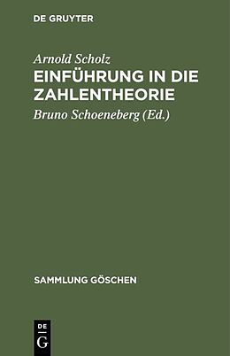 E-Book (pdf) Einführung in die Zahlentheorie von Arnold Scholz