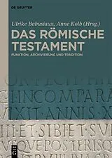 E-Book (epub) Das römische Testament von 