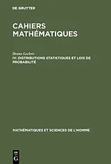 E-Book (pdf) Distributions statistiques et lois de probabilité von Bruno Leclerc