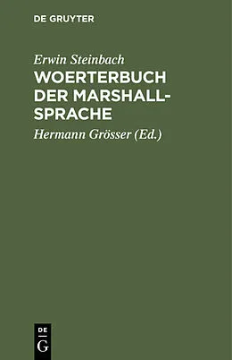 PDF Woerterbuch der Marshall-Sprache von Erwin Steinbach