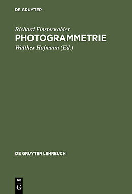 E-Book (pdf) Photogrammetrie von Richard Finsterwalder