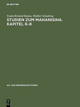 E-Book (pdf) Studien zum Mahanisiha. Kapitel 68 von Frank-Richard Hamm, Walther Schubring