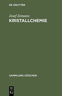 E-Book (pdf) Kristallchemie von Josef Zemann