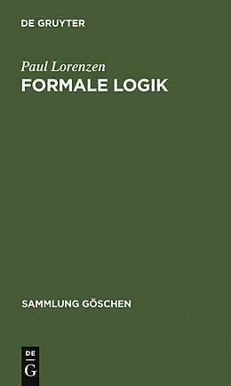 E-Book (pdf) Formale Logik von Paul Lorenzen