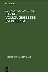 PDF Strafvollzugsgesetz (StVollzG) von 