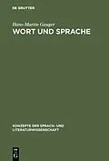 PDF Wort und Sprache von Hans-Martin Gauger