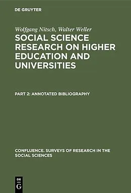PDF Annotated bibliography von Wolfgang Nitsch, Walter Weller