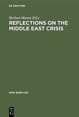E-Book (pdf) Reflections on the Middle East crisis von 
