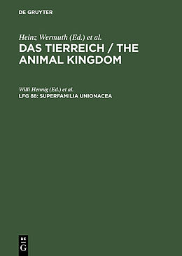 E-Book (pdf) Das Tierreich / The Animal Kingdom / Superfamilia Unionacea von 