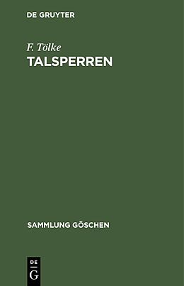 E-Book (pdf) Talsperren von F. Tölke