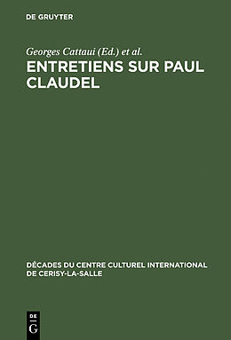 E-Book (pdf) Entretiens sur Paul Claudel von 
