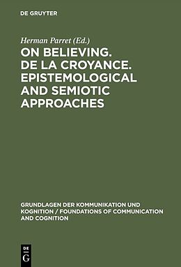 E-Book (pdf) On believing. De la croyance. Epistemological and semiotic approaches von 