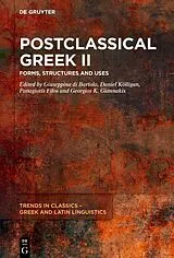 Fester Einband Postclassical Greek II von