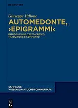 Fester Einband Automedonte, 'Epigrammi' von Giuseppe Vallone