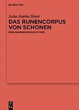 Fester Einband Das Runencorpus von Schonen von Julia-Sophie Heier