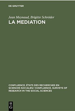 E-Book (pdf) La Mediation von Jean Meynaud, Brigitte Schröder
