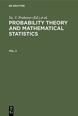 Livre Relié Probability Theory and Mathematical Statistics. Vol. 2 de 