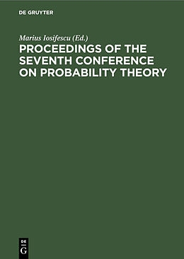 Fester Einband Proceedings of the Seventh Conference on Probability Theory von 