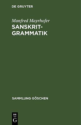 Fester Einband Sanskrit-Grammatik von Manfred Mayrhofer