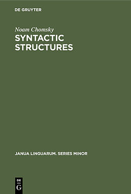 Fester Einband Syntactic Structures von Noam Chomsky