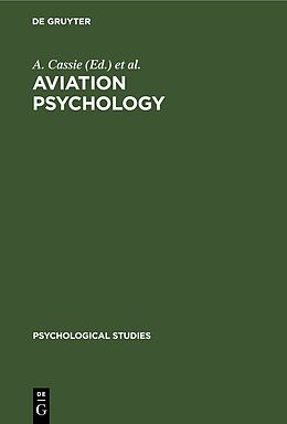 Livre Relié Aviation Psychology de 