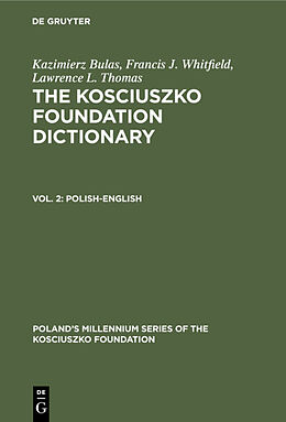 Livre Relié Polish-English de Kazimierz Bulas, Lawrence L. Thomas, Francis J. Whitfield