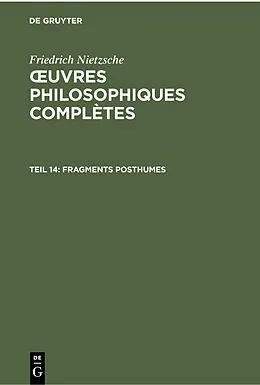 E-Book (pdf) Fragments posthumes von Friedrich Nietzsche