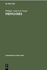 E-Book (pdf) Memoires von Philippe Aubert de Gaspé