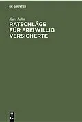 E-Book (pdf) Ratschläge für freiwillig Versicherte von Kurt Jahn