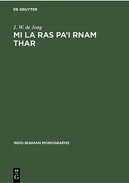 E-Book (pdf) Mi la ras pai rnam thar von J. W. de Jong