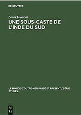 eBook (pdf) Une sous-caste de lInde du Sud de Louis Dumont