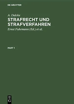 E-Book (pdf) Strafrecht und Strafverfahren von A. Dalcke