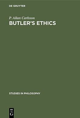 eBook (pdf) Butler's Ethics de P. Allan Carlsson